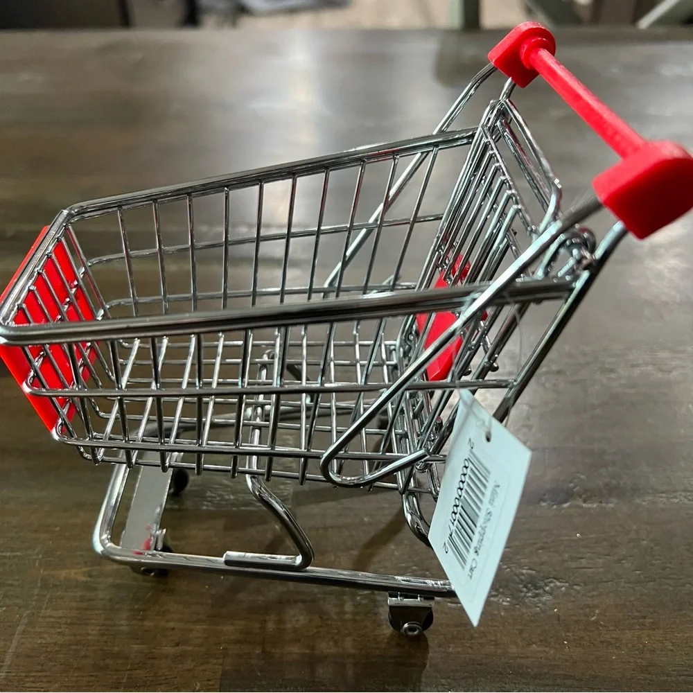 Miniature shopping cart for doll or Barbie NEW 2 available